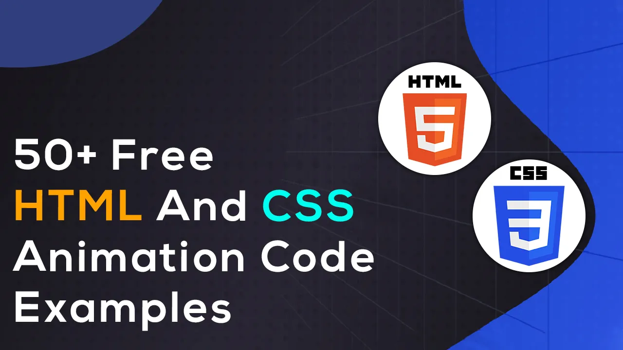 50+ Free HTML and CSS Text animation Code Examples