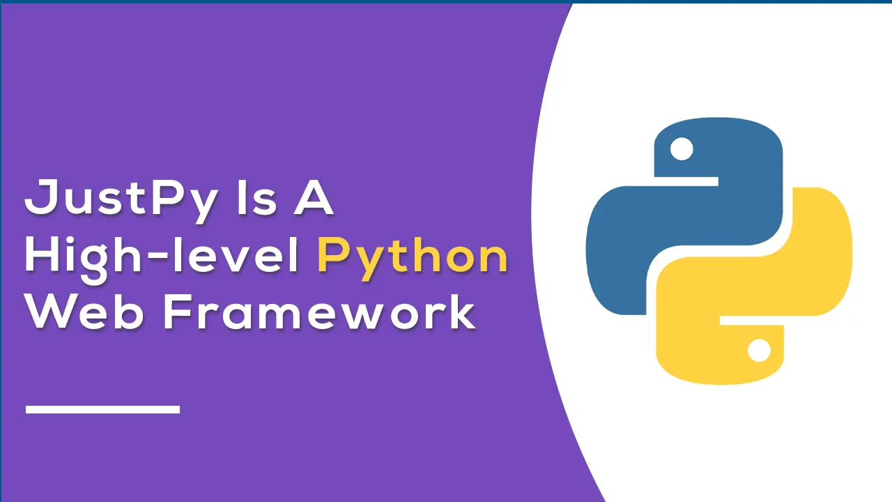 JustPy Is A High-level Python Web Framework