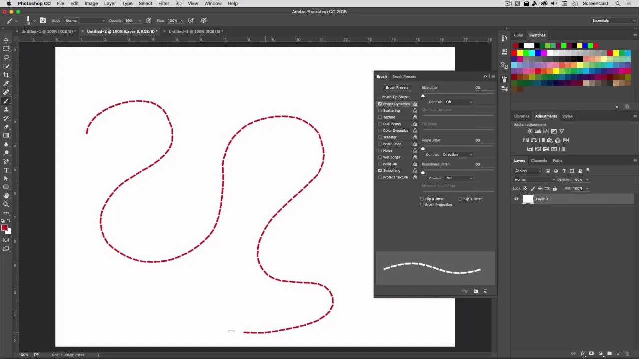 How to Create A Photoshop Custom Stitch Brush