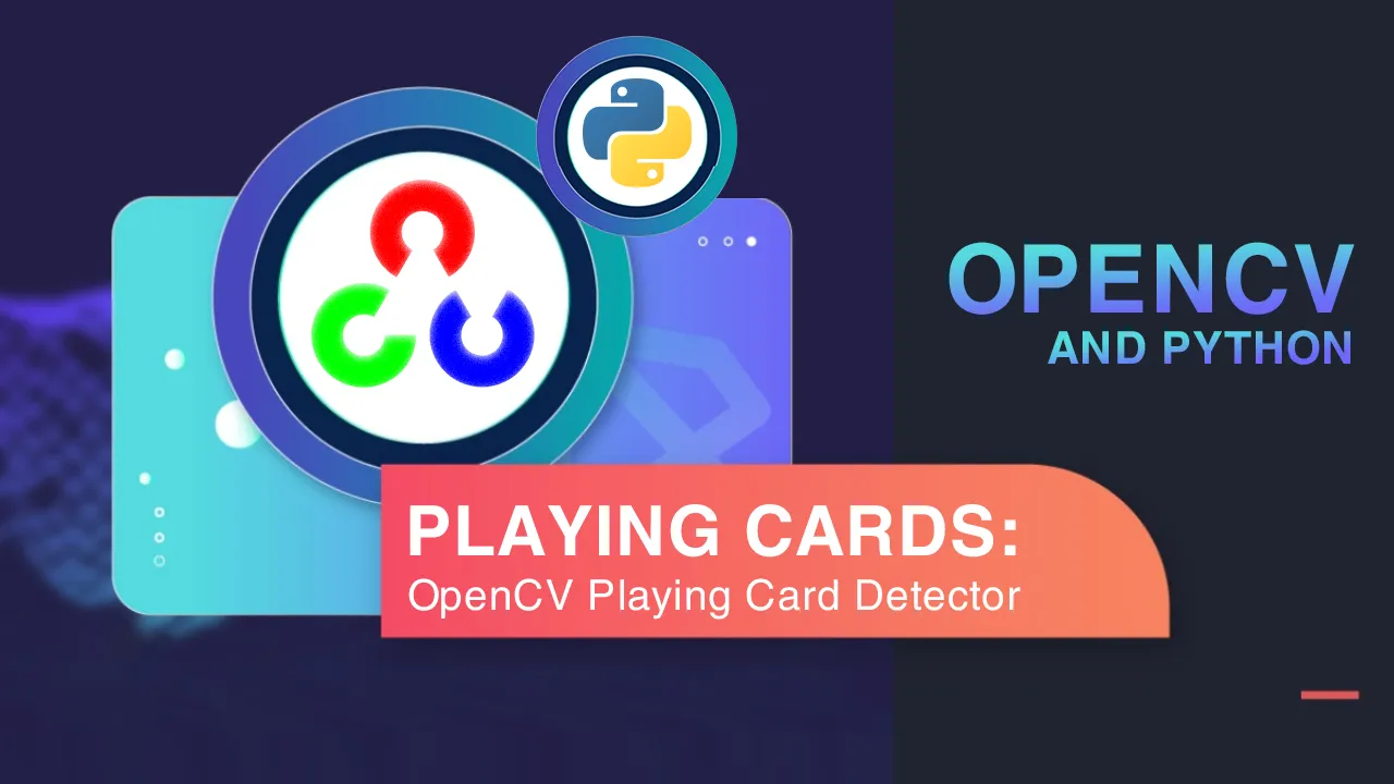 OpenCV Playing Card Detector with Python