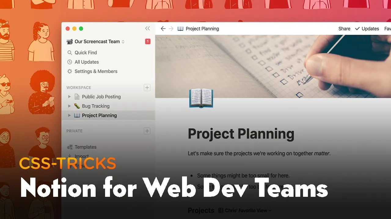 Learn for Notion for Web Development Teams