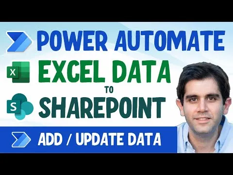 How to Add & Update Excel Data to SharePoint List using Power Automate