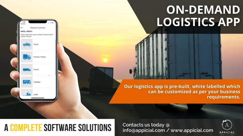 On Demand Logistics App Development Company in India