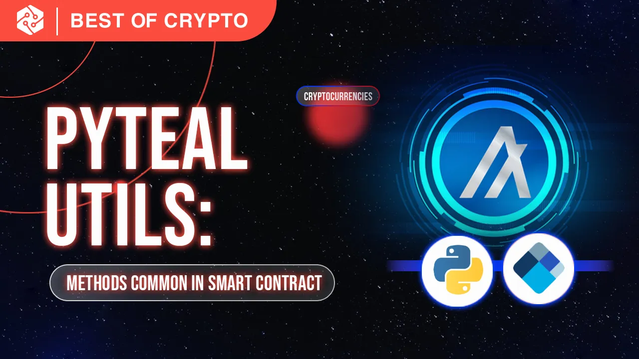 Pyteal Utils: PyTEAL Utility Methods Common in Many Smart Contract