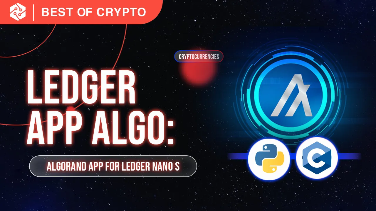 Algorand App for Ledger Nano S Built with C & Python