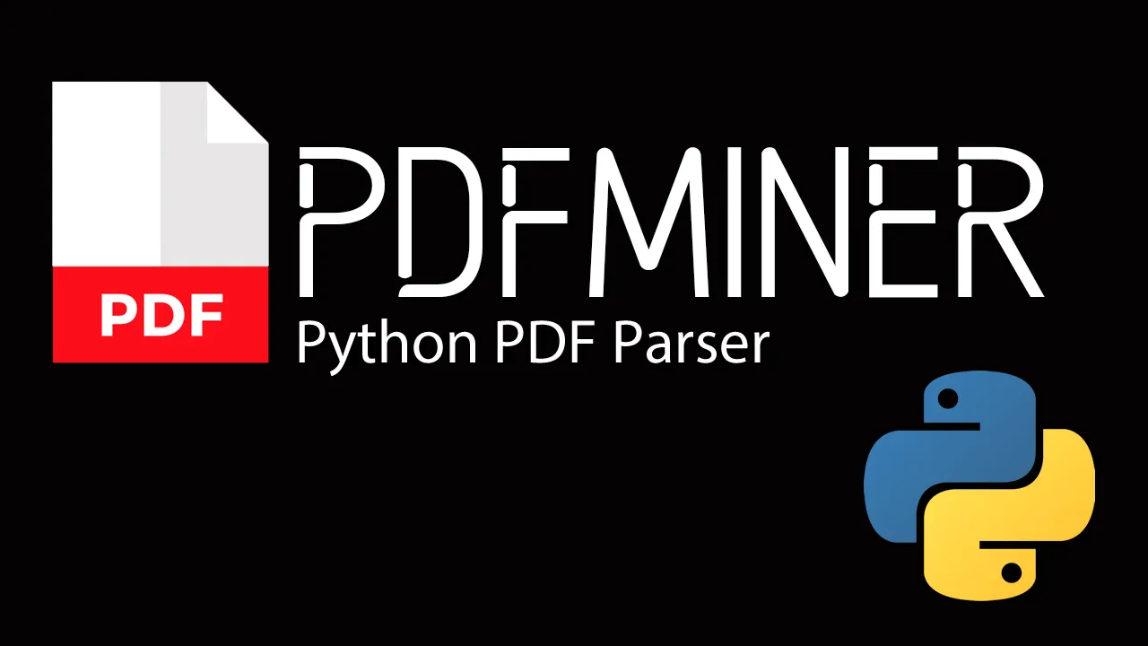 PDFMiner: Python PDF Parser