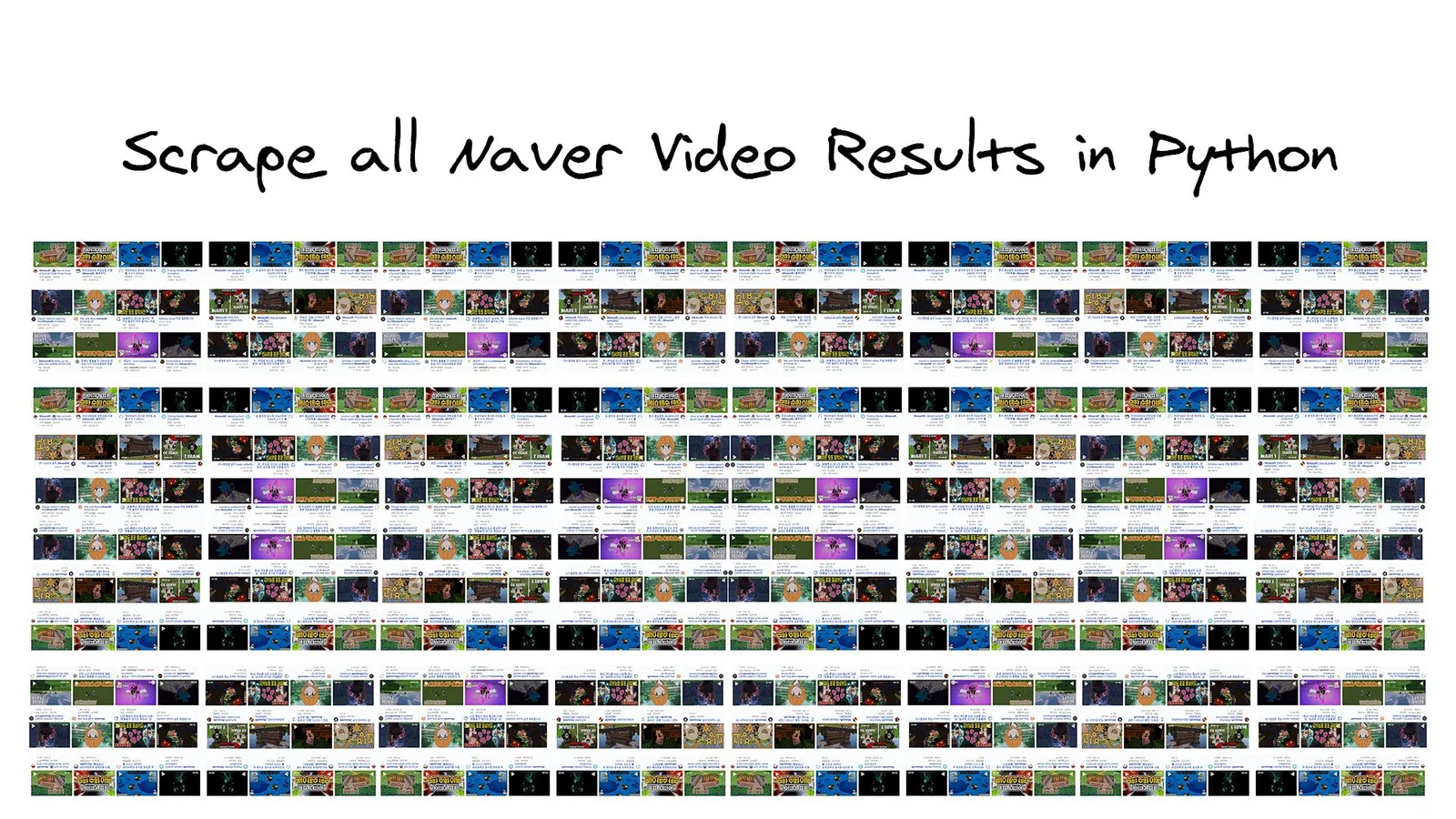 Scrape all Naver Video Results using pagination in Python