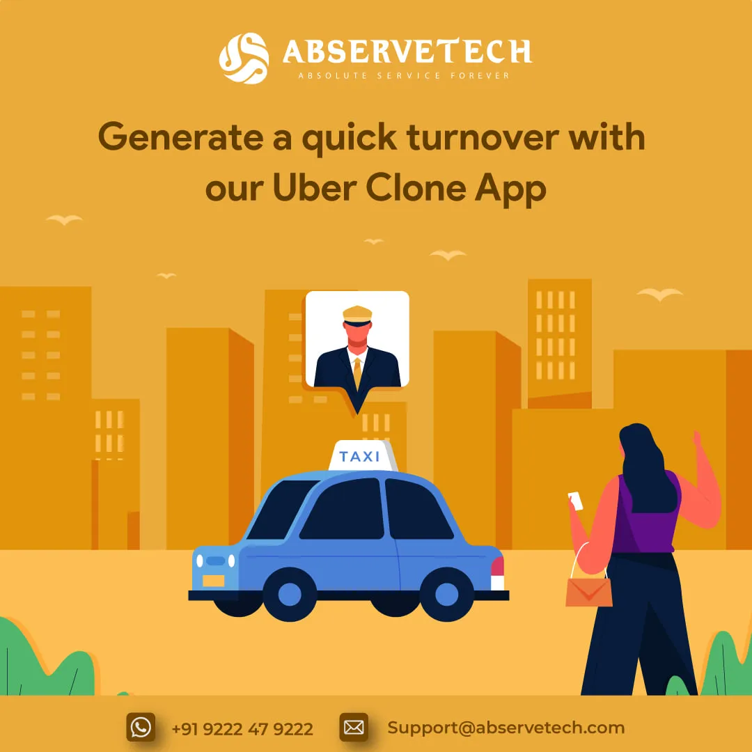 Generate a quick turnover with our Uber clone app