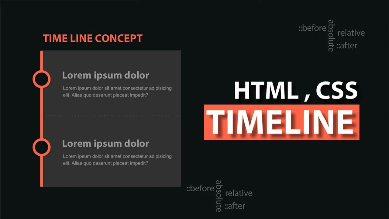 How to Build A Responsive Timeline with HTML & CSS in 10 Minutes