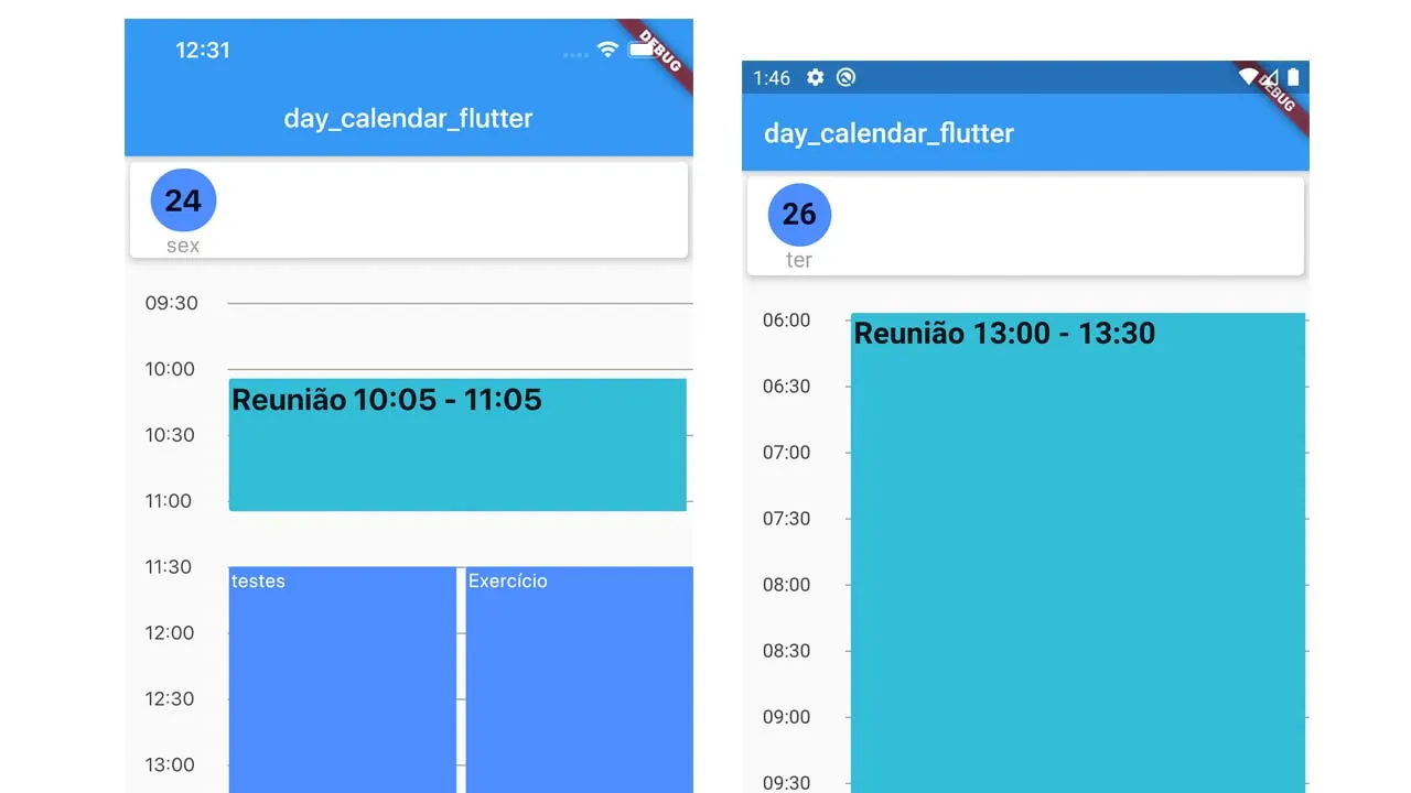 Package of Hours of Day for Flutter