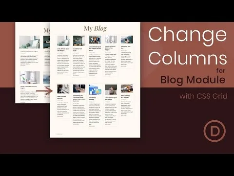 How to Change the Number of Columns in the Divi Blog Module