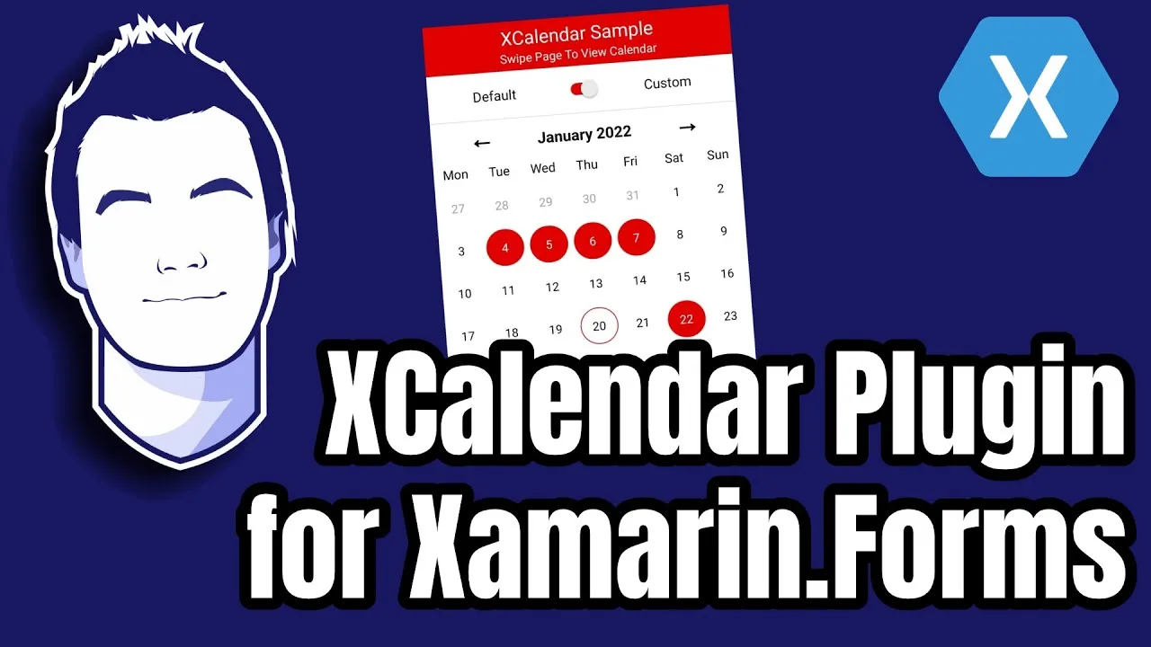 Beautiful, Extensive and FREE Calendar Control for Xamarin.Forms