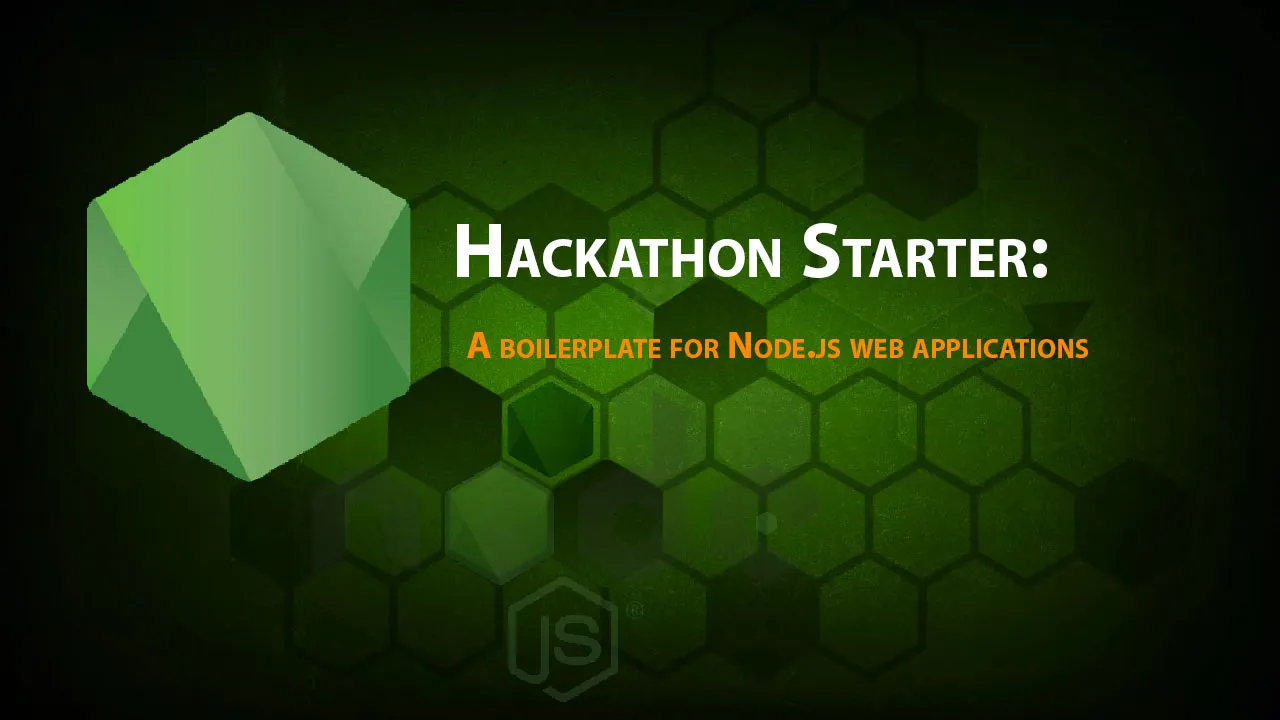 Hackathon Starter: A Boilerplate for Node.js Web Applications
