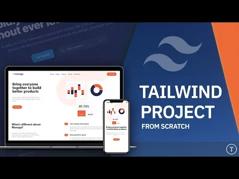How to Create a Landing Page from Scratch with Tailwind CSS | Tailwind Crash Course