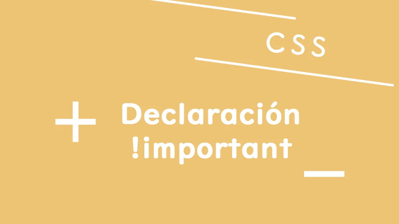 Comprender La Declaración !important De CSS