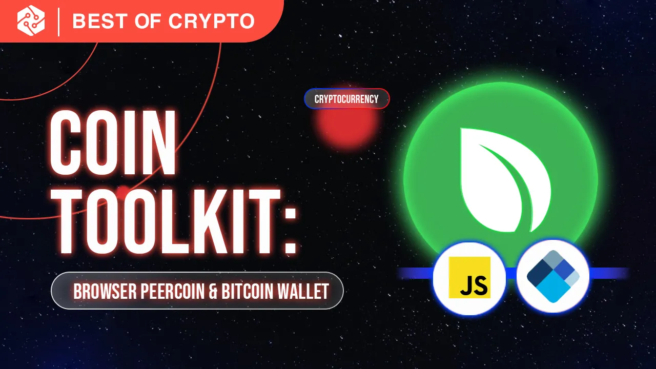 Cointoolkit: A Open Source Browser Based Peercoin & Bitcoin Wallet