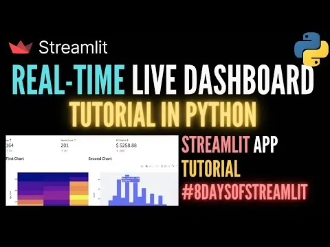 How to Build a Real-Time Live Data Science Dashboard using Python