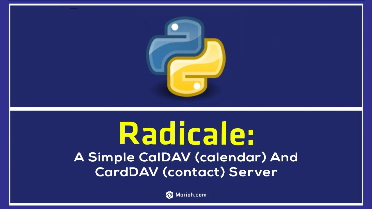 Radicale A Simple Caldav Calendar And Carddav Contact Server