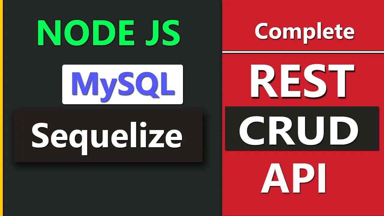 How to Create Complete API Using Nodejs With Mysql Database
