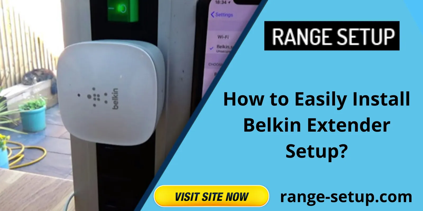 How to Easily Install Belkin Extender Setup?