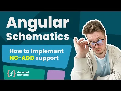 Angular Schematics | Implementing NG-ADD support for Libraries 