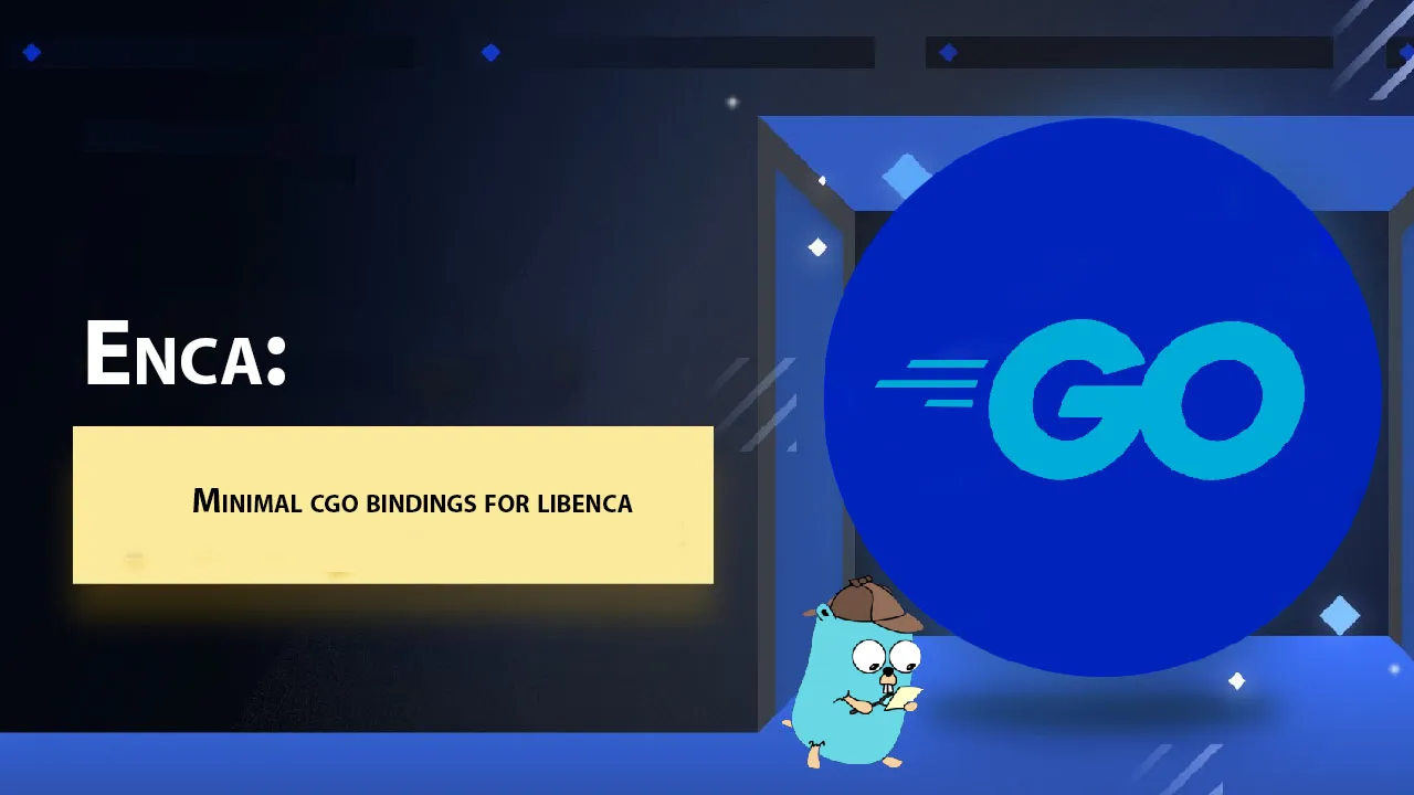 Enca: Minimal Cgo Bindings for Libenca