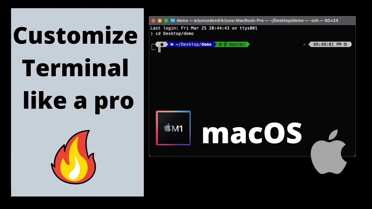 Customize your terminal on MacOS  like a pro 🔥 | oh-my-zsh | powerlevel10k | iTerm2