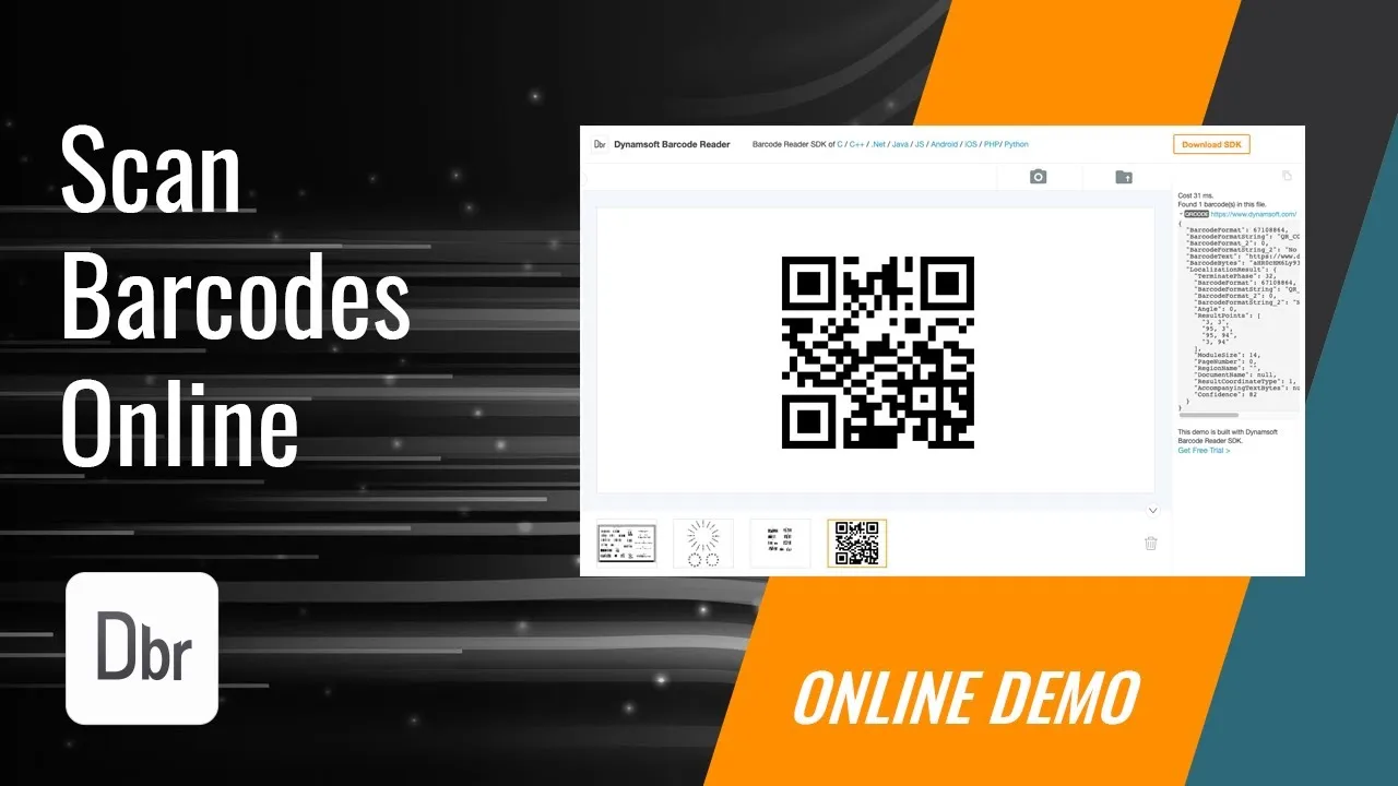 Try Barcode Scanner Demo by Dynamsoft. Download the SDK to build your 