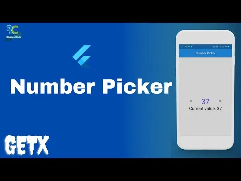 How to Use Number Picker in Flutter using GetX In 5 Minutes