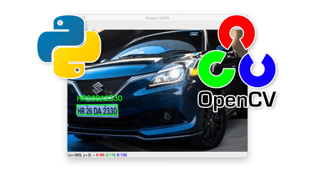 Automatic License Plate Recognition With Computer Vision Using OpenCV