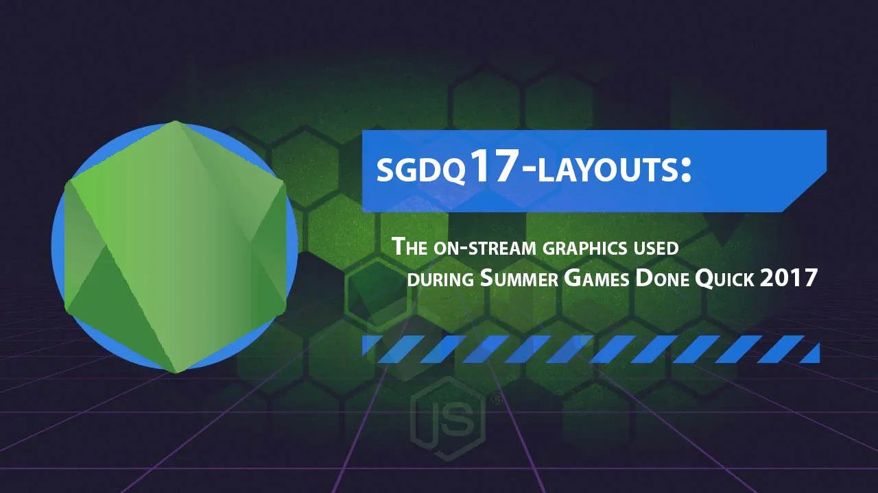 The on-stream graphics used during Summer Games Done Quick 2017
