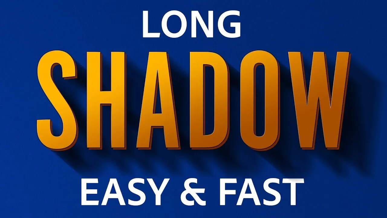 Trick to interactively Create Long Shadows In Photoshop