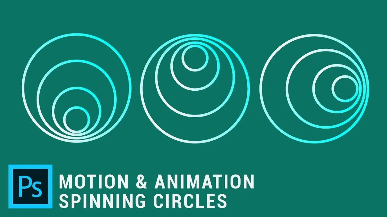 How to Create Simple Spinning Circle Animation in Photoshop