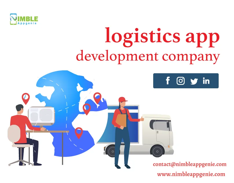 Transport and logistics app development company- Nimble Appgenie