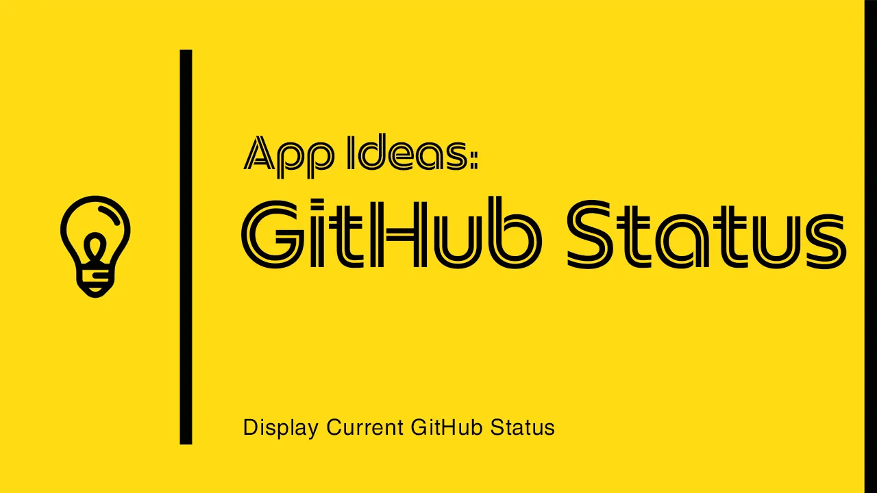 How to Display Current GitHub Status