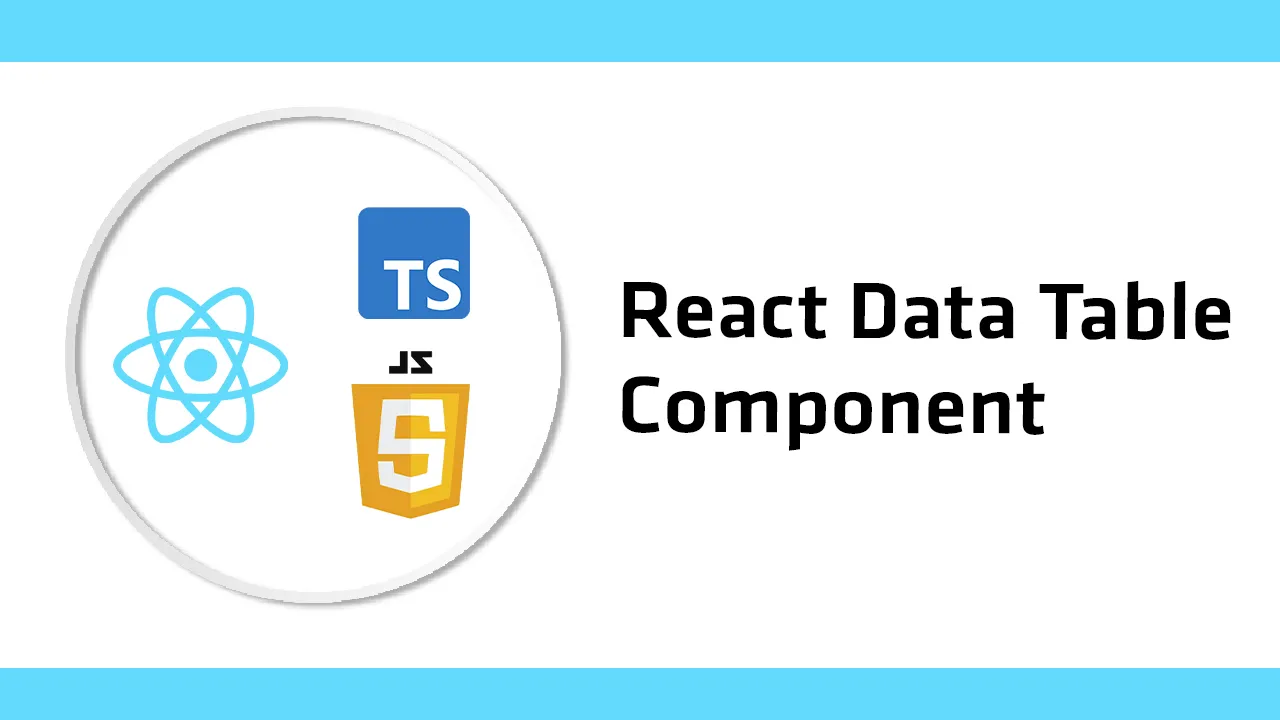 React Data Table Component