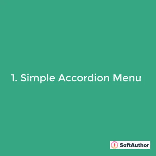 Create A Simple Accordion Menu Using Vanilla JavaScript