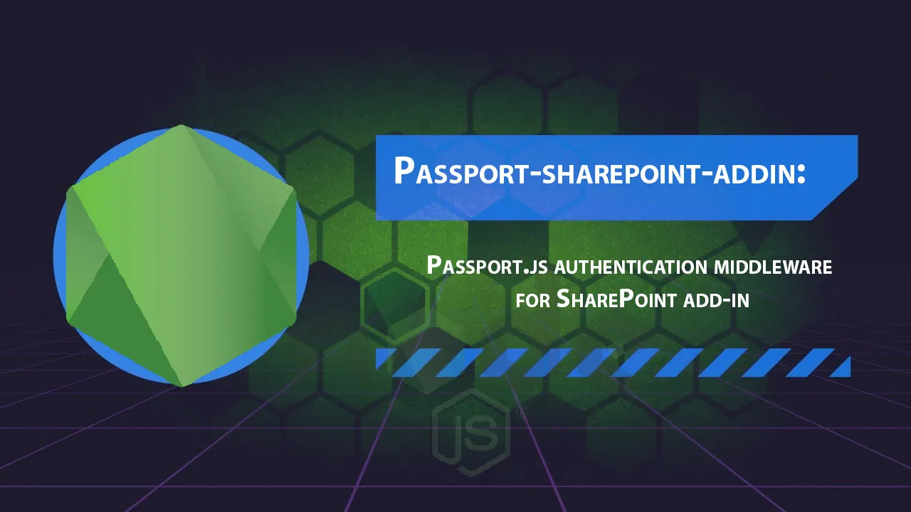 Passport.js Authentication Middleware for SharePoint Add-in