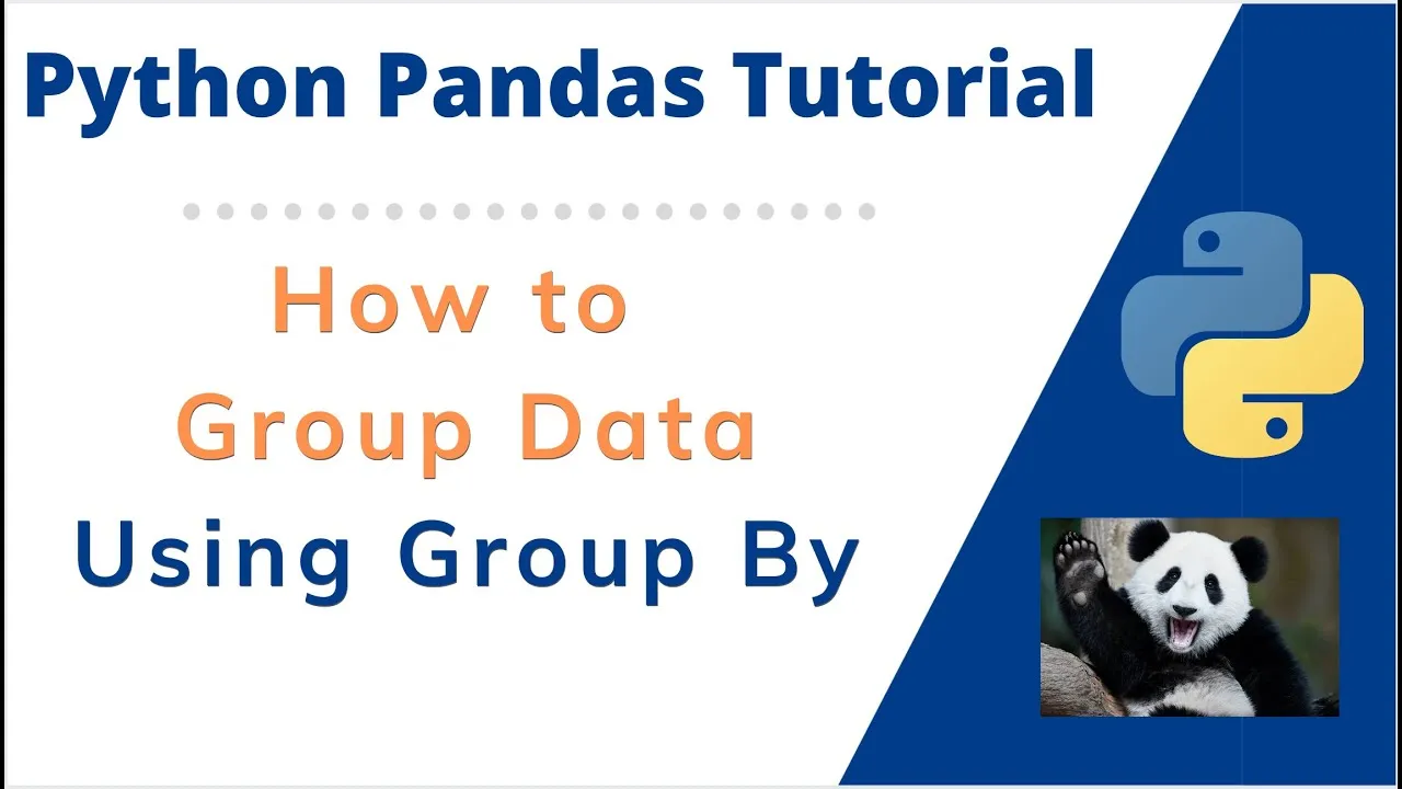 How to Group data in Python Group By Python Pandas Clause