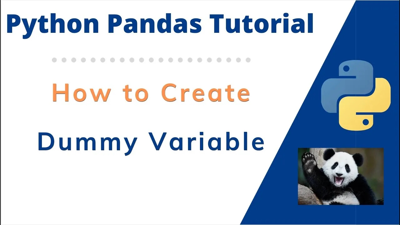 How to Create Dummy Variable in Pandas Python