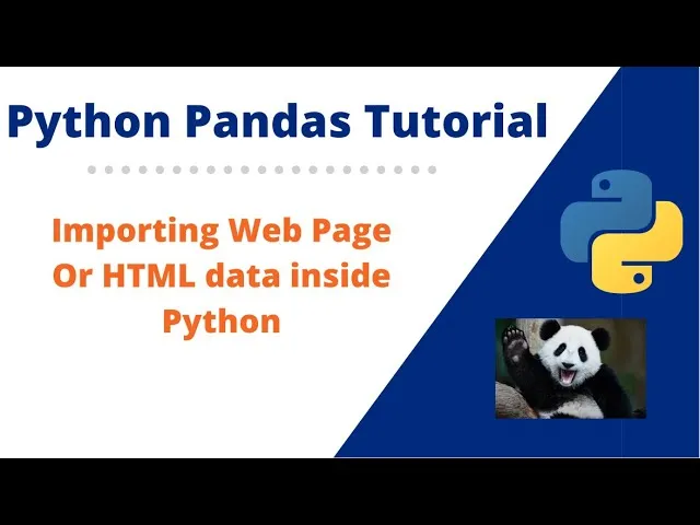How to Import HTML Data in Python for Data Analysis