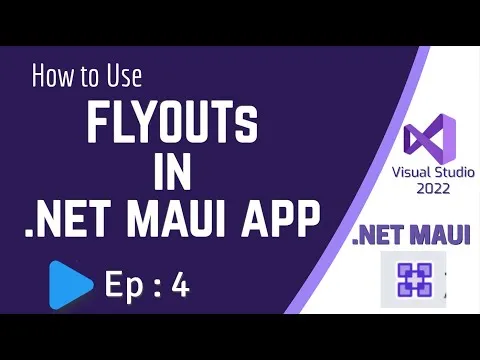 How to use Flyouts in .NET MAUI App | Ep:4