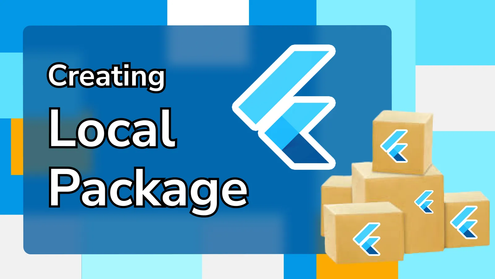 Creating local packages in flutter