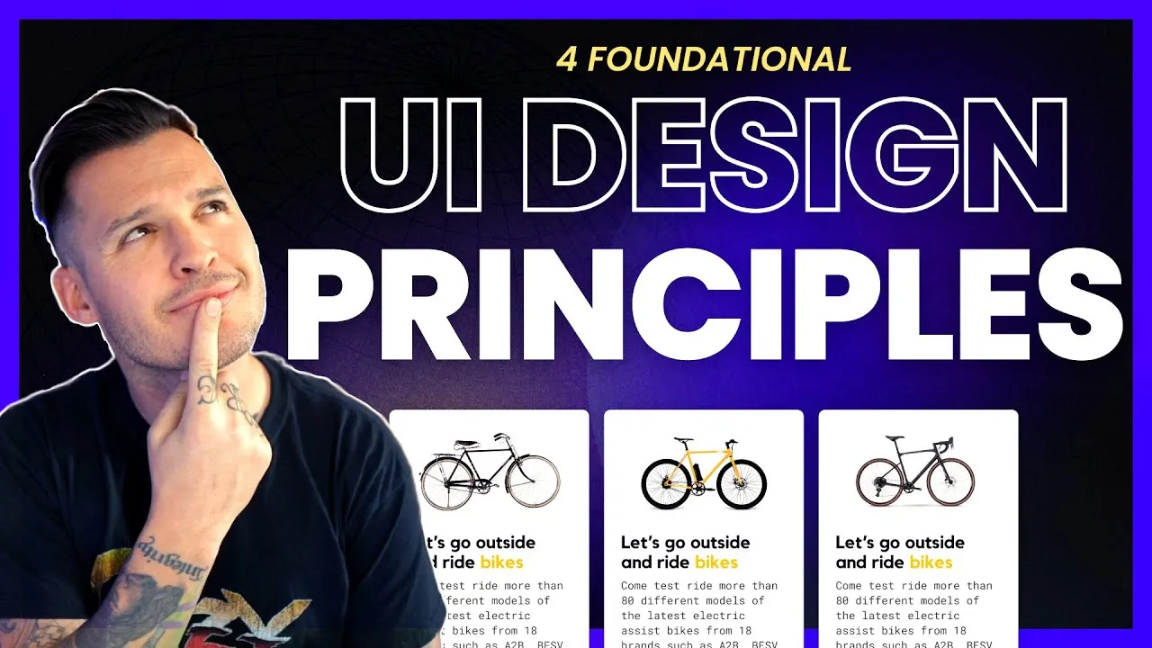 Top 4 Foundational UI Design Principles You Need Know
