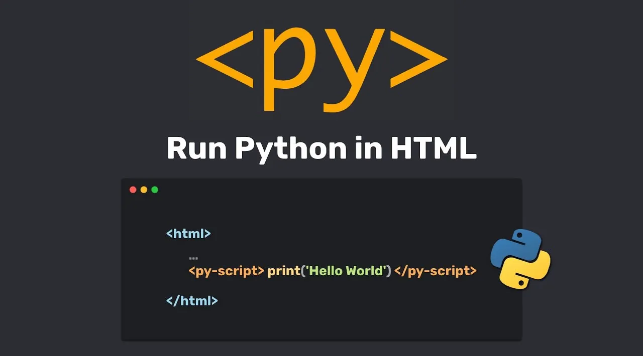 PyScript – Python 프론트엔드 프레임워크 | 사용 방법 PyScript