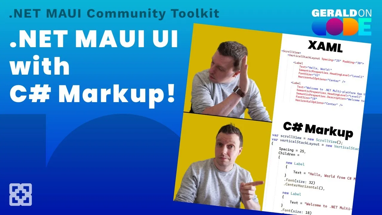   Create Your .NET. MAUI UI in Code with C# Markup!
