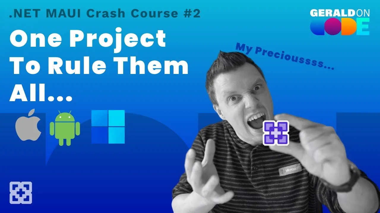 .NET MAUI Project Structure/Single Project  
