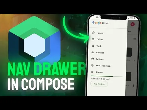 Android Studio Tutorial | Navigation Drawer with Jetpack Compose