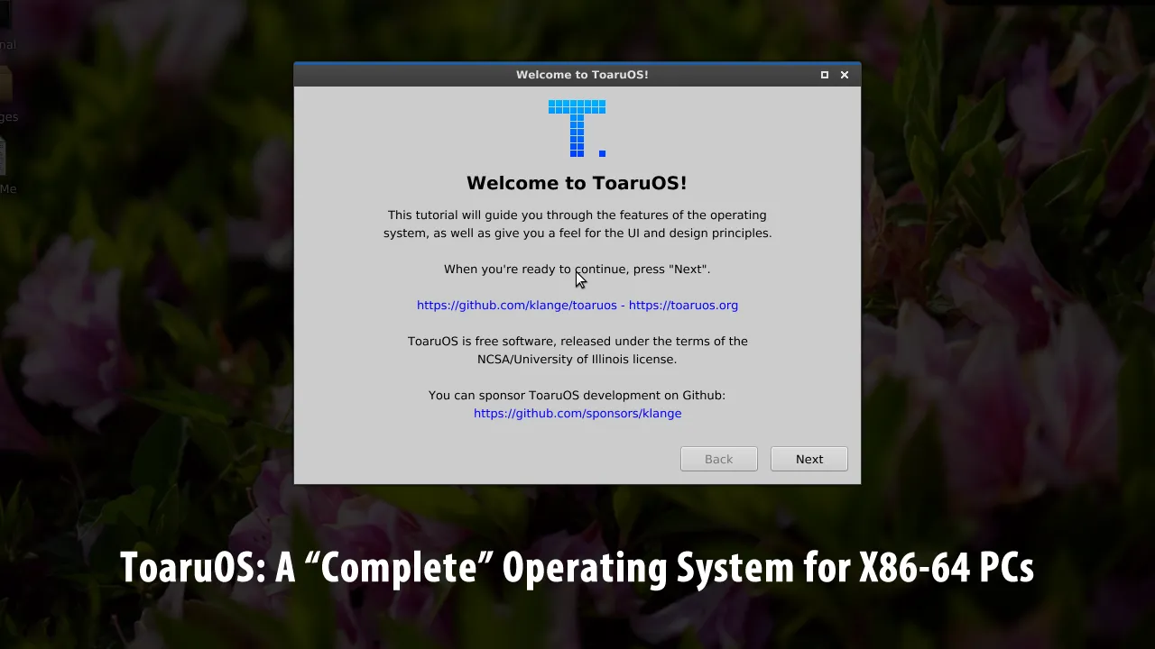 ToaruOS: A "Complete" Operating System for X86-64 PCs