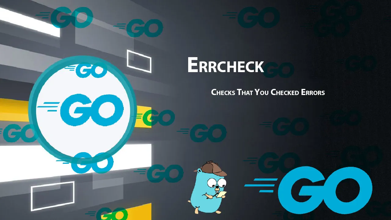 Errcheck Checks That You Checked Errors